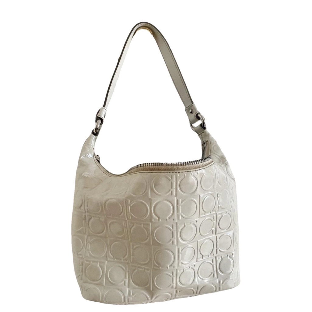 Versatile Vinyl Ferragamo Bag